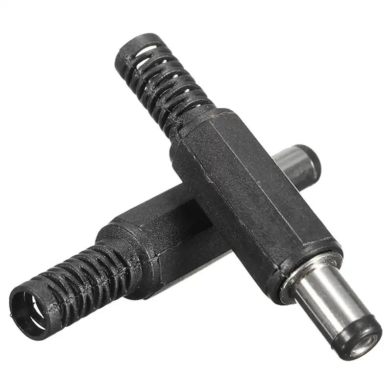 55x21x14 mm Male Solder DC Power Barrel Tip Plug Jack I1H7 Straight s G5H7
