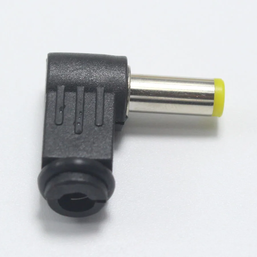 YUSHU 5x Spine DC Power Jack Maschio 5.5x2.5 Mm | Connettore Alimentazione Metallo Con Testa Gialla | Ricambio Elettronico