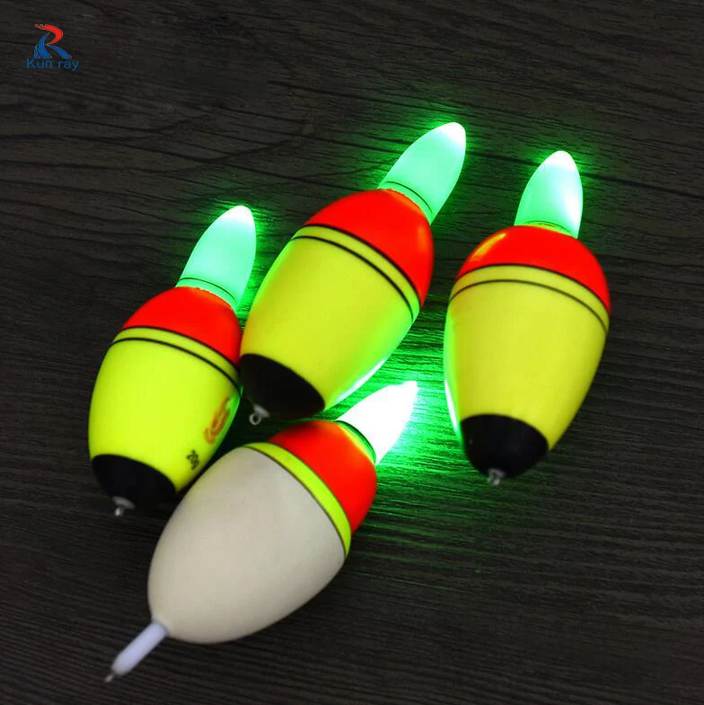 Luminous Fishing Float Boia Foam Type Led Fishing Light Stick Bobber Buoy Electronic Glowing