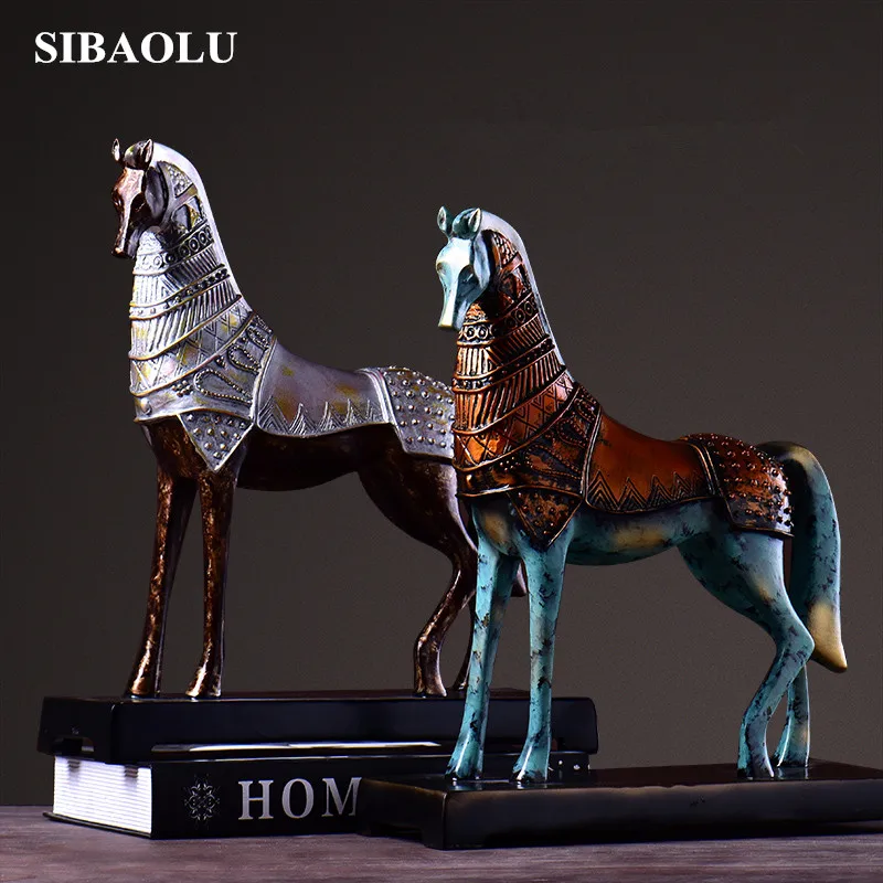 Beste Hars Ambachtelijke Paard Beeldje Standbeeld Kantoor Ornamenten Sculptuur Woondecoratie Accessoires Paard Sculptuur Home Decor Paard Ambachtelijke