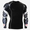 Rashgard-Camiseta deportiva para hombre, camisa de manga larga para entrenamiento de Fitness, gimnasio, secado en seco ► Foto 2/6