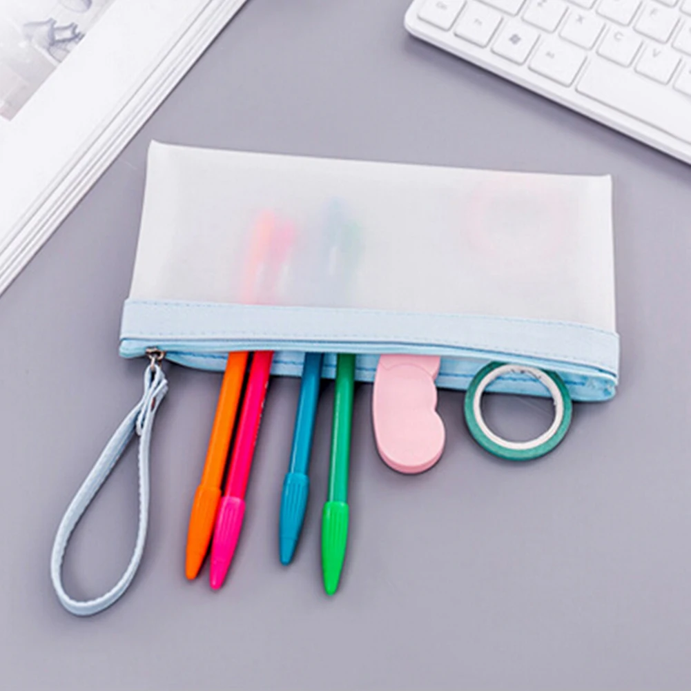 Канцелярский пенал из ткани школьный пенал для карандашей простой пенал офисные принадлежности ручка сумка для студентов офисные