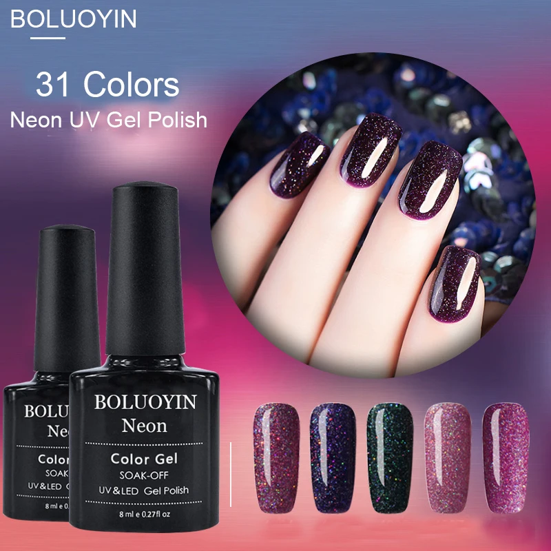 

1pcs Soak Off UV Colorful Glue Nail 8ML Nails Art Gel Polish Long-lasting Gel Varnish Product Primer Neon UV Gel Nail Polish