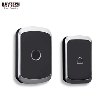 

DAYTECH Wireless Doorbell Chime Kit Ring Door Bell Home Welcome Alert Waterproof Remote Control Push Button Receiver （DB06）