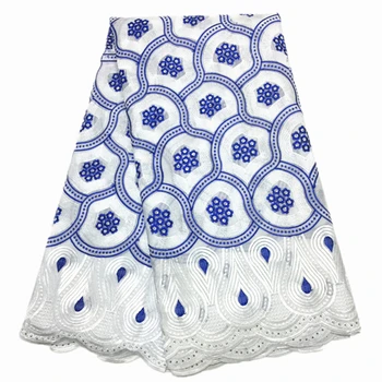 

swiss voile lace in switzerland Cotton Swiss Voile Laces white and blue lace fabric for wedding 5yards/lot
