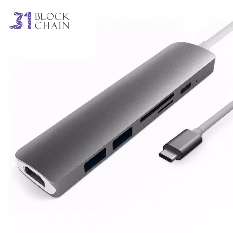

USB Hub Type-C SD/TF HDMI USB3.0 USB C HUB USB-C To 3.0 Thunderbolt for MacBook Samsung Galaxy S9/S8 Plus Huawei P20 Type C USB