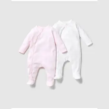 

UNIT-BEBE-COTTON-ROMPERS-PACK 2 PAJAMAS NEWBORN UNIT COMBINED
