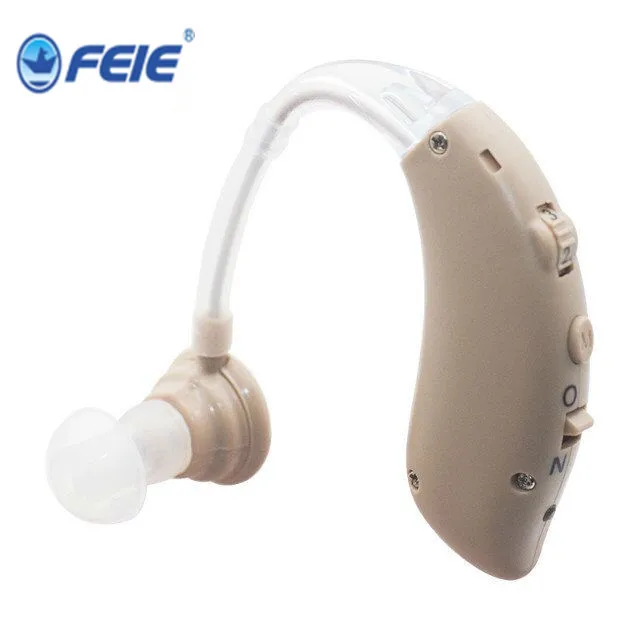 

Top Quality Ear Hearing Aid New Rechargeable BTE Portable Earphone for Deaf aides auditives Innovative item Free Shipping S-25