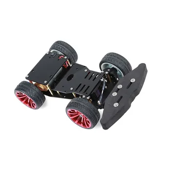 

DIY 4WD RC Smart Car Chassis with S3003 Metal Servo Bearing Kit for Arduino Robot Platform Kit Robot Complete Chassis Four-wheel