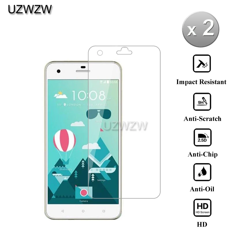 

2pcs 9H Hardness 0.26mm 2.5D Tempered Glass For HTC Desire 10 Pro Screen Protector Guard Film For HTC Desire 10 Pro Glass