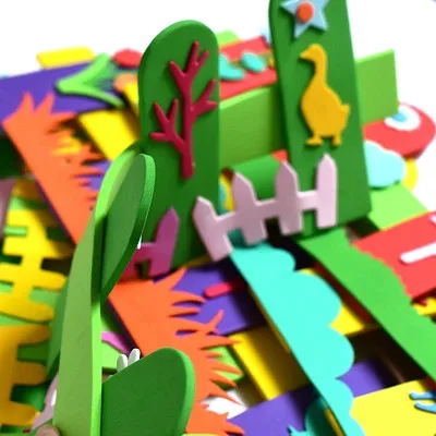 

3D Colorful Decorative Creative Foam Kindergarten Classroom Wall Stickers