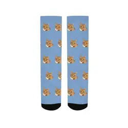 Harajuku милые носки с принтом кота мужские забавные животные экипажа Средней длины носки до щиколотки зимние теплые носки рождественские