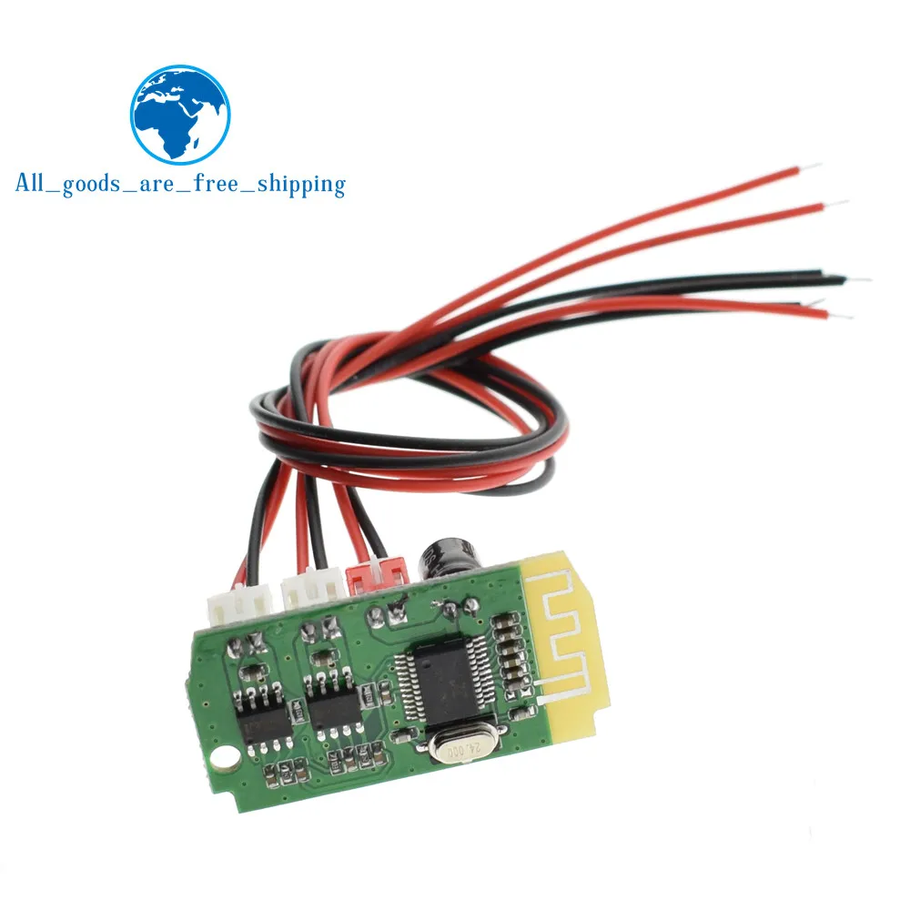 

TZT DC 3.7V 5V 3W Digital Audio Amplifier Board Double Dual Plate DIY Bluetooth Speaker Modification Sound Music Module