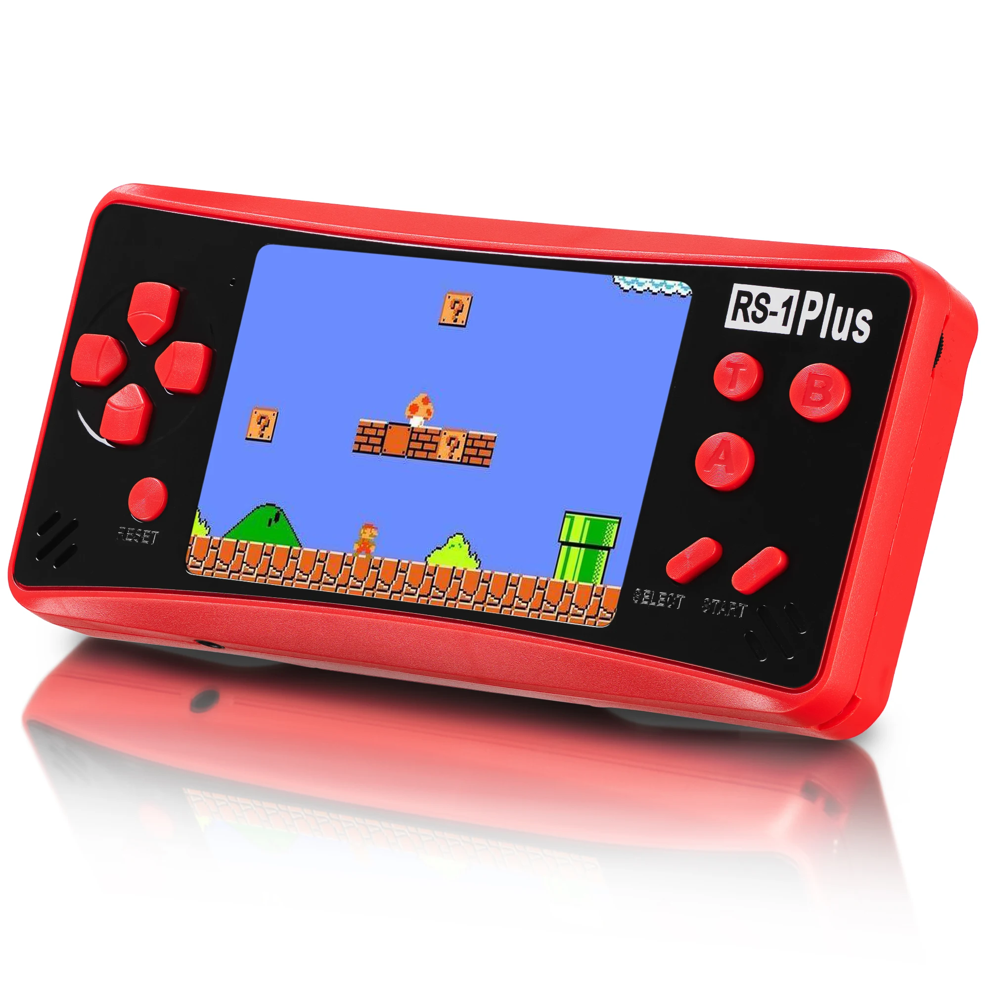 Handheld Game Console for Adults, RS-1 Plus Portable Retro Arcade Video Game Player Built in 218 Games 3.5 Inch LCD 1 USB Charge