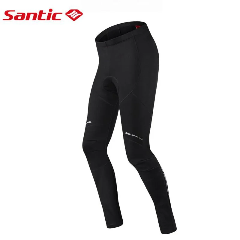 Santic, новинка, мужские зимние штаны для велоспорта, мягкие, для велосипеда, длинные штаны, 4D, теплые флисовые штаны для горной дороги, велосипеда