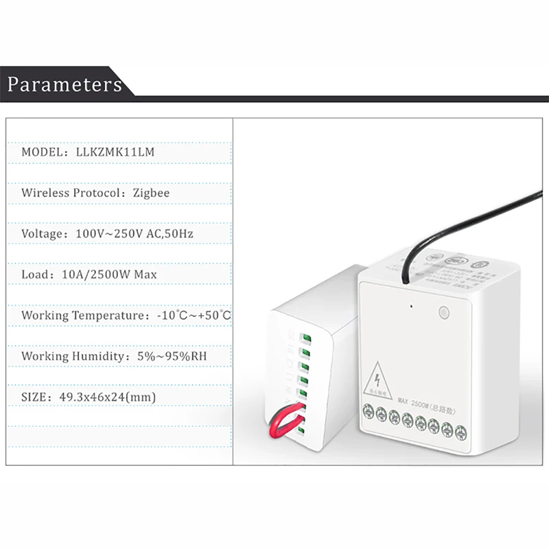 Xiao mi Aqara двусторонний модуль управления беспроводной релейный контроллер 2 канала работает для mi jia mi home APP домашний комплект Горячая Распродажа