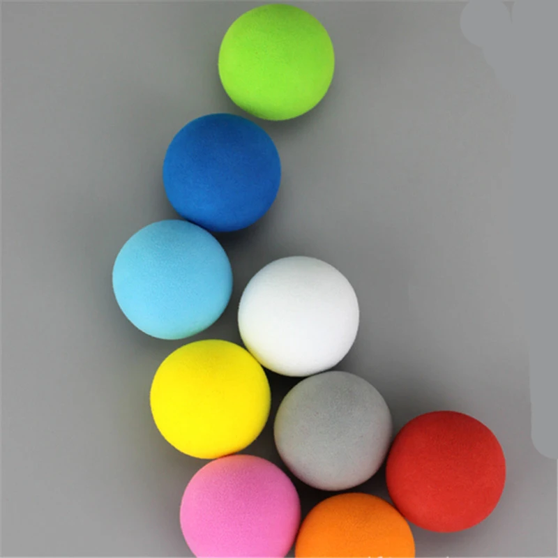 10Pcs 10 Colors 42mm EVA Foam Golf Soft Sponge Balls for Outdoor Golf Practice Tennis Training 6
