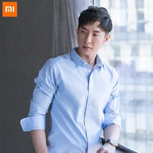 top quality Anti-wrinkle Xiaomi 90 Style Males Shirt Non-ironing Lengthy Sleeve Comfortable Cotton Slim Match Informal Businessman Shirt