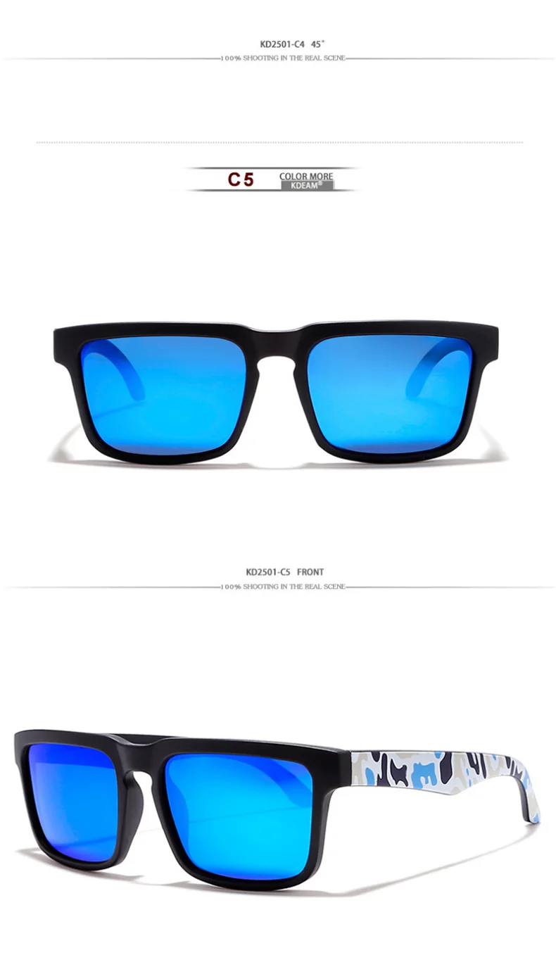 KDEAM, привлекательные, функциональные, поляризационные, солнцезащитные очки для мужчин, бренд, граффити, очки, ноги, солнцезащитные очки, УФ очки, мужские, Gafas de sol, XH2
