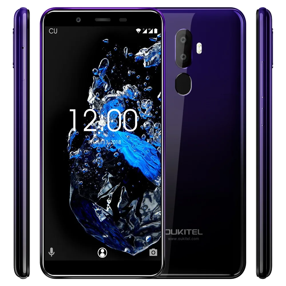 OUKITEL U25 Pro 5,5 ''FHD экран смартфон MT6750T Восьмиядерный 4 Гб 64 ГБ Android 8,1 13 МП+ 2 Мп камера отпечаток пальца 3200 мАч телефон