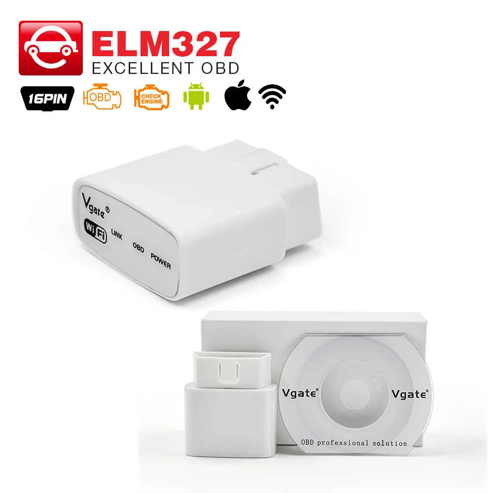 

ELM327 Wifi Vgate iCar elm327 obd ii elm 327 WIFI auto scanncer diagnostic For Android PC iPhone iPad OBD2 diagnostic tool
