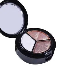 3 вида цветов Профессиональный естественный матовый макияж тени для век персик палитра теней для век жидкость водонепроницаемый Алмазный