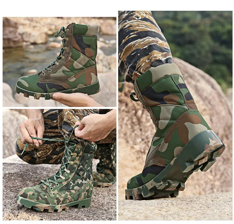 Новинка года; Лидер продаж; милитари; красивые дышащие тактические мужские ботинки; армейские камуфляжные ботинки; защитная обувь; Военная обувь; размеры 39-46