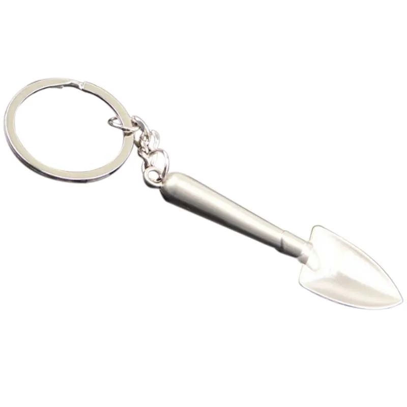 Car Keyring Keychain Creative Mini Tools Shovel Theme Simulation Key