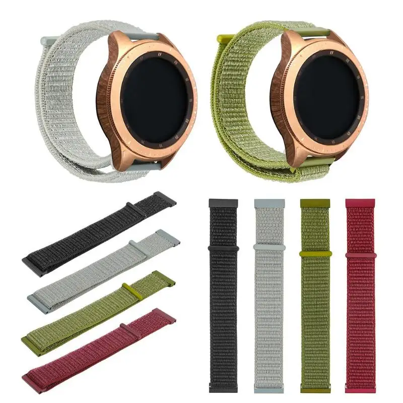 

Nylon Sport Loop Replacement Strap Breathable Woven Watchband for Samsung Gear Sport/Garmin vivoactive3 High Quality Band