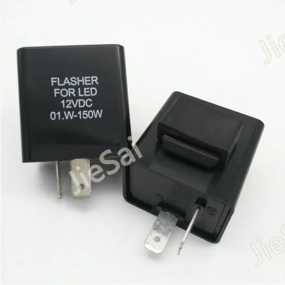 12v Flash Fast Blink 2 Pin Car Flasher Relay to Fix Turn Singnal LED