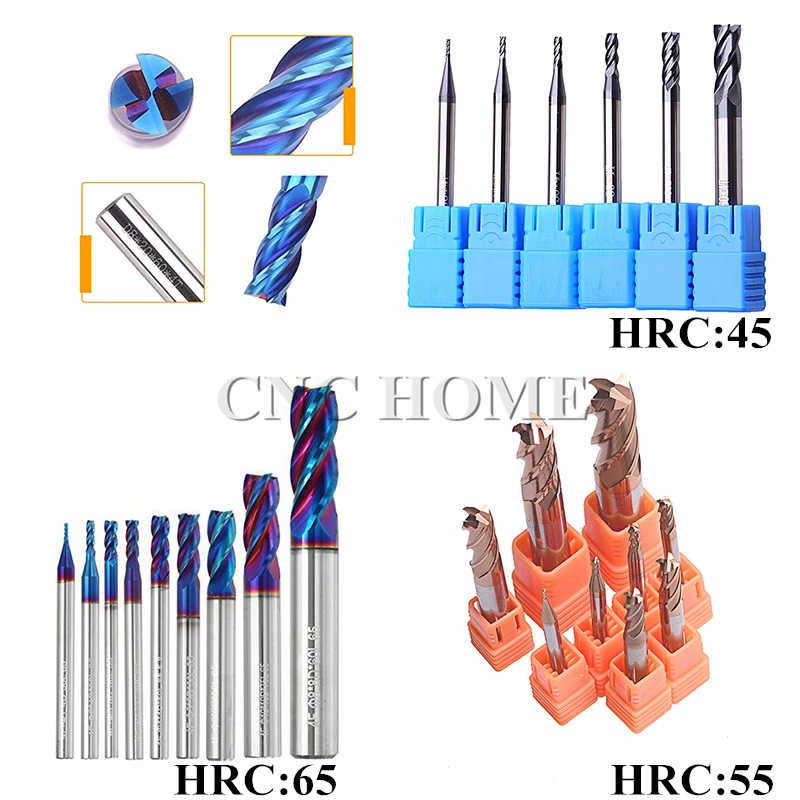 *6mmSHK Metric Carbide Ball End Mills Cutter CNC Dia=6mm 1x HRC55 2Flutes R3