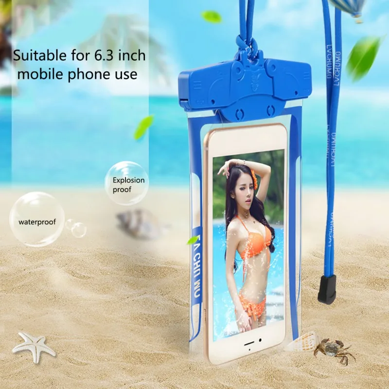 Водонепроницаемый чехол для мобильного телефона, для спорта на открытом воздухе, для плавания, подводного фото, с сенсорным экраном, герметичный чехол с ремешком на руку, Pro