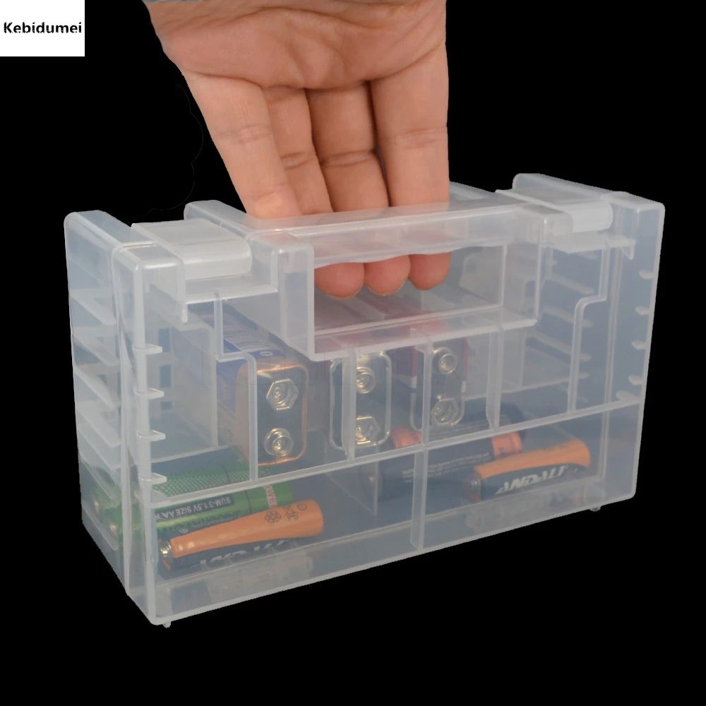 Buy Large Hard Plastic Battery Storage Box Case Holder