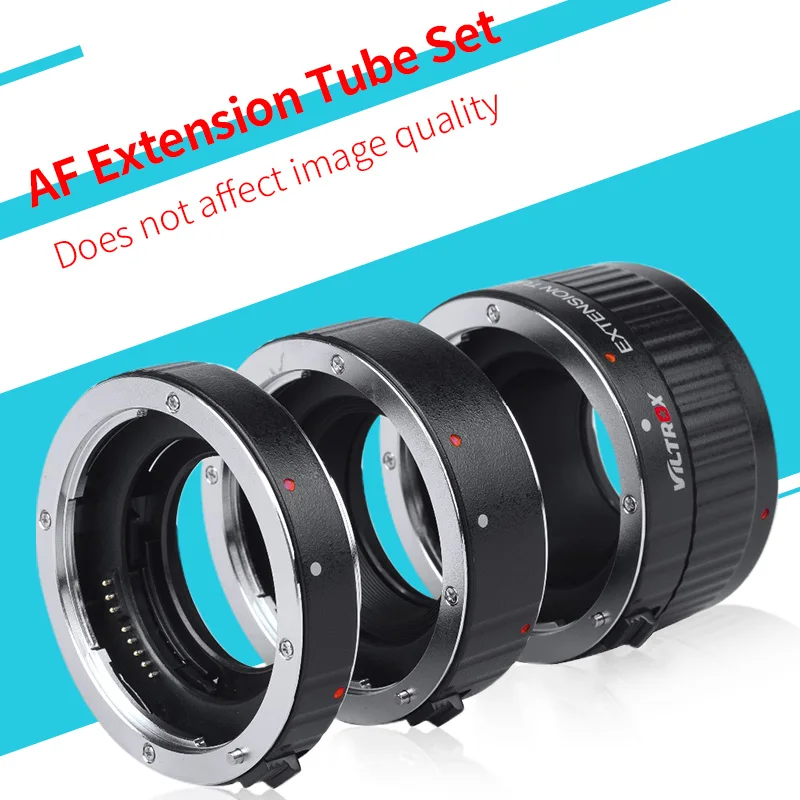 

VILTROX Metal Mount Auto Focus AF Macro adapter for canon EOS 760D 80D 7D 5D4 5DSR camera with 12MM+20MM+36MM Extension Tube