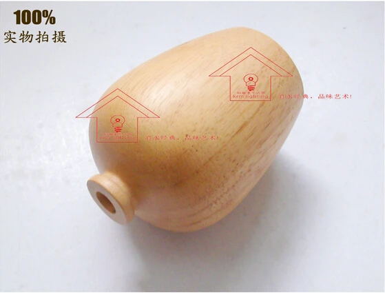 

Free shipping Wooden pendant light parts lamp holder DIY wood canopy base lighting accessories wood lamp holder and base