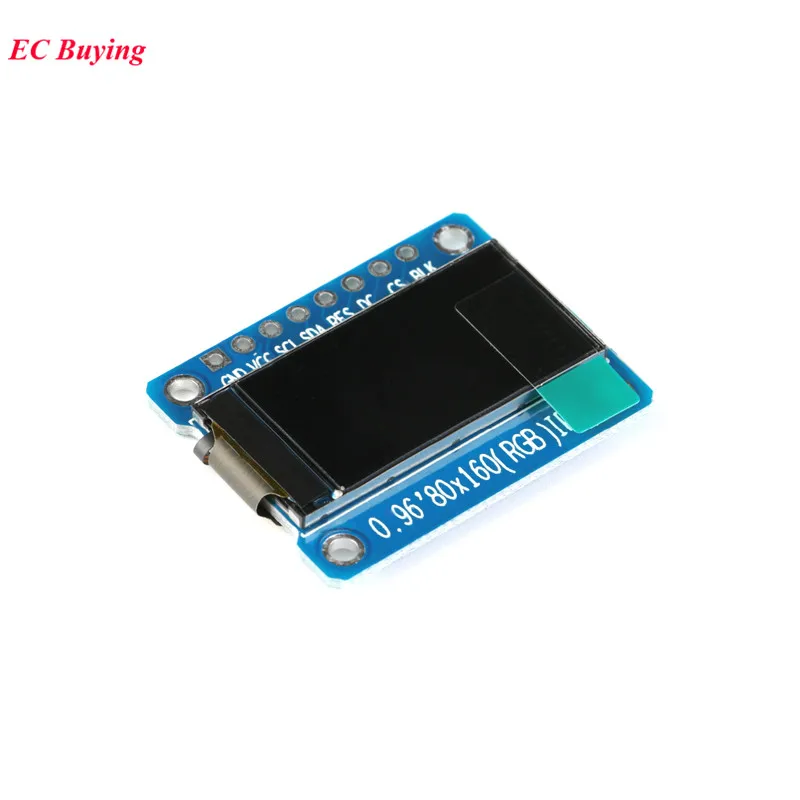 0,96 дюймовый ips дисплей OLED модуль для Arduino 80*160 65K Красочные RGB TFT lcd доска ST7735 ST7735 DIY