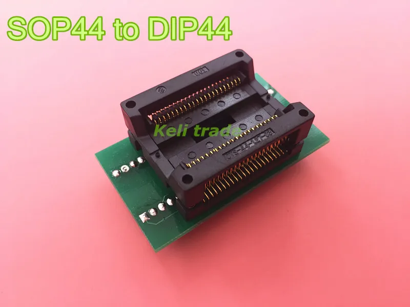 

HAILANGNIAO new SOP44 to DIP44 PSOP44 - DIP44/SOP44/SOIC44/SA638-B006 IC IC socket Programmer adapter Socket High Quality