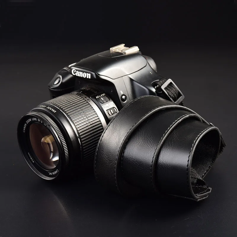 Универсальный кожаный DSLR Камера подходит небольшой одноножный ремешок на шею