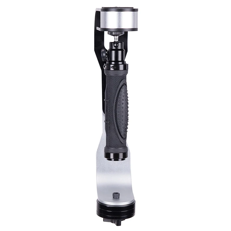 Camera Stabilizer Mini Aluminum Alloy Handheld Steadicam Black Holder Video Bracket & Phone Clip for Canon Nikon Sony Smartphone