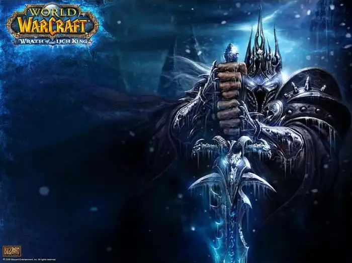 S1702 WOW LICH KING DEATH KNIGHTS FROSTMOURNE ARTHAS меч 1:1 Реплика с 3D креплением 47"