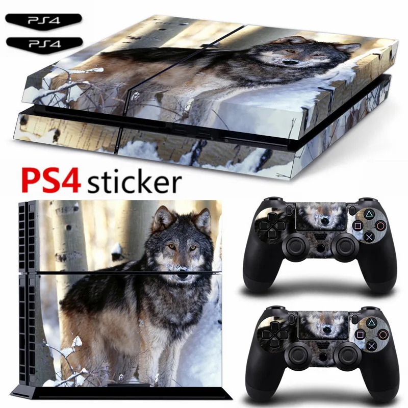 

Wolf Ps4 Sticker Vinyl Cover Decal PS4 Skin for PS4 Console and 2 Controllers