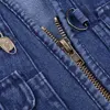 Free shipping Male Denim Vests Men 5XL 6XL 7XL Vest Mens Outdoors Cotton Multi Pocket Sleevless Jean Jacket Men Jeans Masculino 5