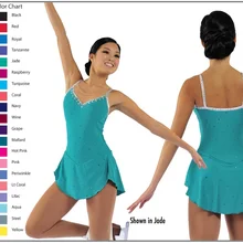 Пользовательские фигурное катание платье для Обувь для девочек изящные бренд Ice фигурное катание платье конкурс dr3305