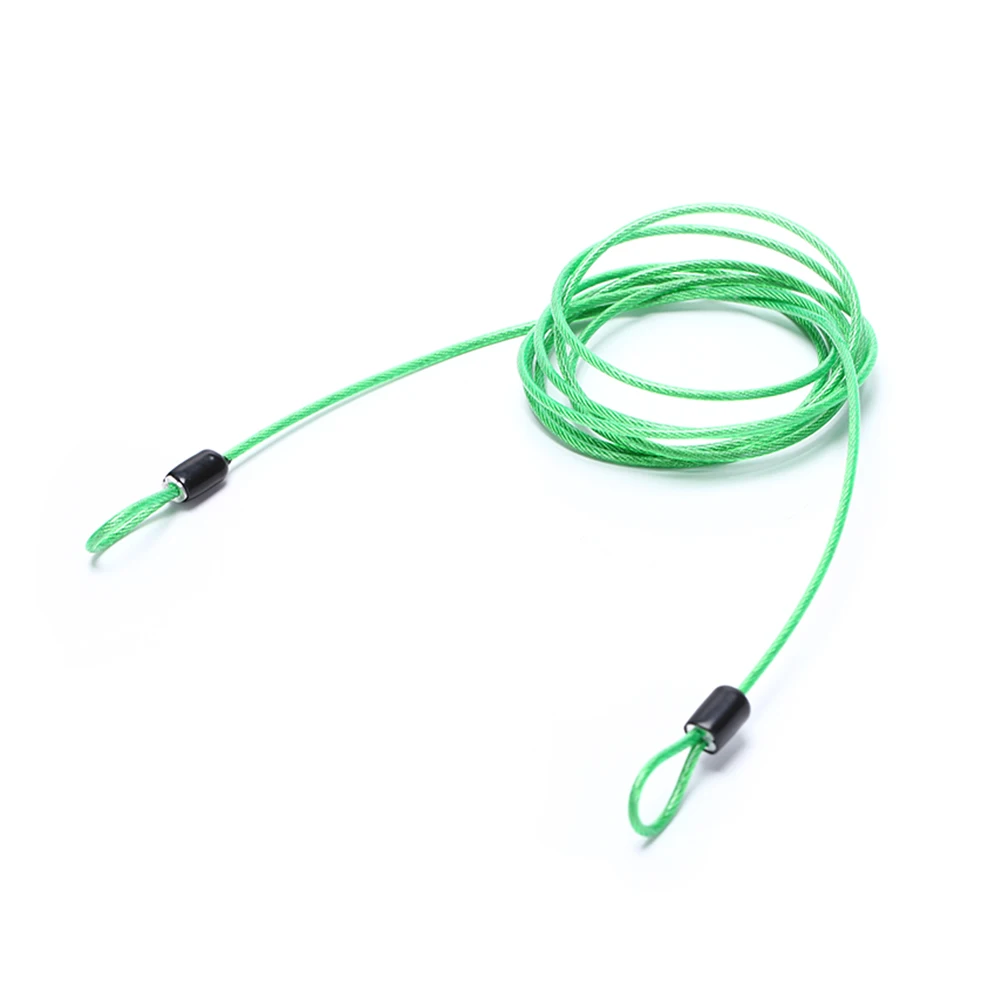 Wire Double End Loop Cable Lock Security For Motorbike Motorcycle Bicycle Bike L