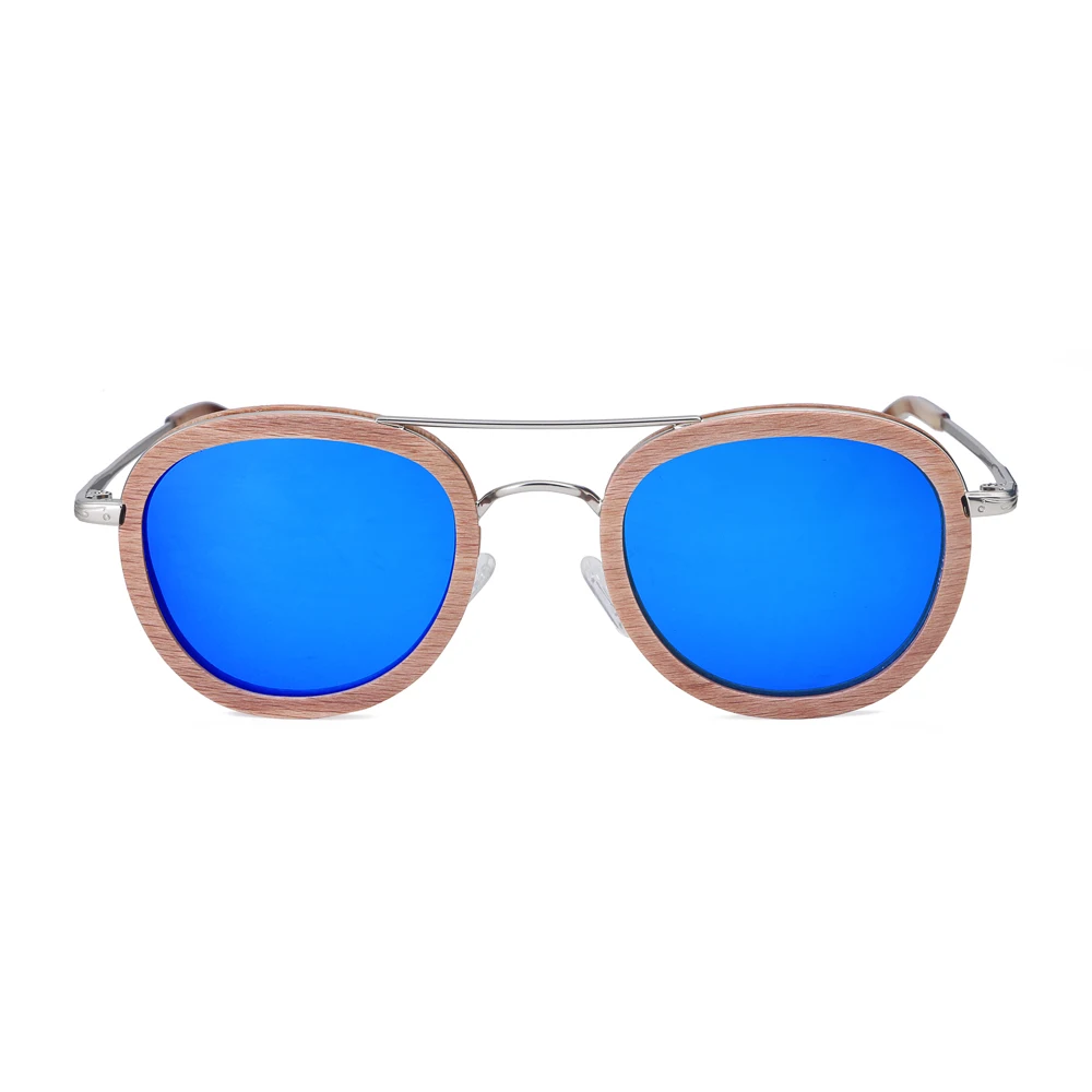 Black Lense Fashion Lense brown Lense Handmade Uv400 Lense Marke Sonnenbrille Buche walnut Polarisierte Männer ebony Objektiv Holz Berwer Blue Frauen Blau Für 6Fa4pvvn