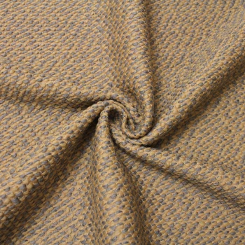 

2017 new 150cm wide wool woven fabric two-color art sense soft wool woolen fabric weaving small incense fabric