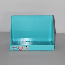 Заказная маленькая коробка бумажная печатная гофрированная полка розничный прилавок-Витрина коробка(DX-014