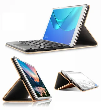 

Removable Wireless Bluetooth Russian/Hebrew/Spanish Keyboard Stand PU Leather Case For Huawei Mediapad M5 8.4 SHT-AL09 SHT-W09