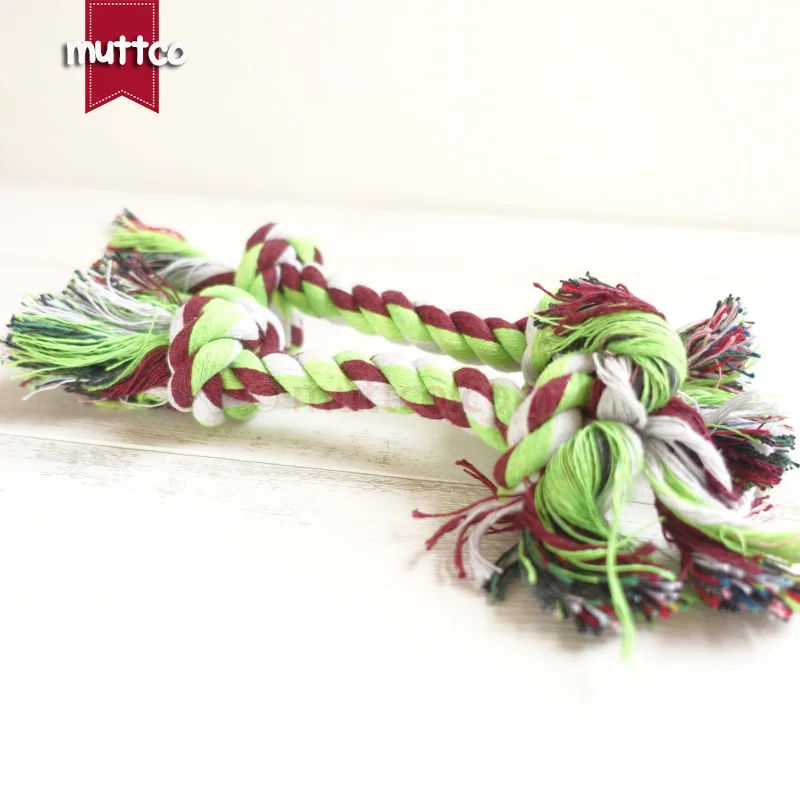 Pet-Toy Simple-Rope Dog Double-Knot Wholesale Cotton High-Quality DRT-027