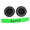 Fitma Replacement Top Headband plastic head band parts + Ear pads Cushion For Razer Kraken Pro 7.1 or Electra Gaming Headphones ► Photo 2/6